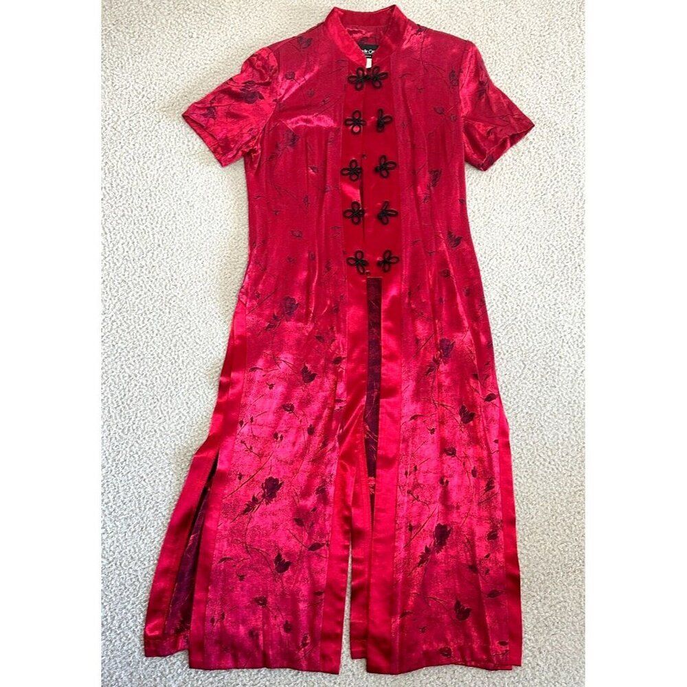 Y2K Kimono Asian Jacquard Frog‎ Button Dark Romantic Fairy Grunge Vampire